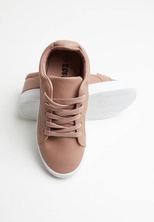 SOVIET - Issey low cut lace ups - pink