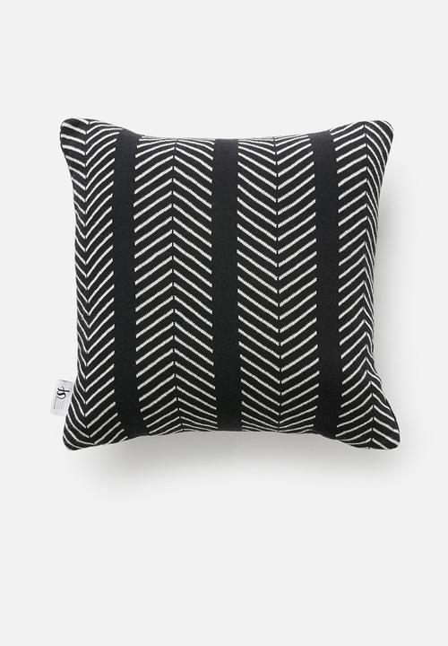 Sixth Floor - Belle cushion cover - black & white