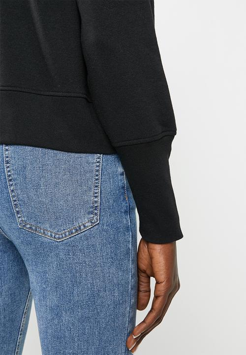 Jacqueline de Yong - Terra long sleeve high neck sweat - black