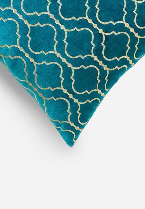 SF Collection - Chrissie cushion cover - teal