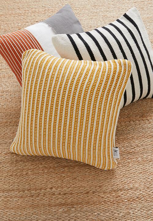 Sixth Floor - Casper knit cushion cover - yellow