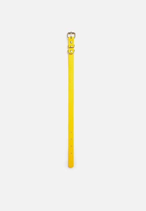 Benji & Moon - Active dog collar - yellow