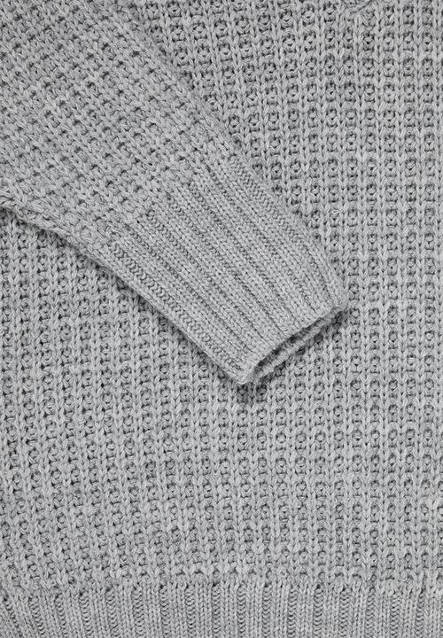 Superbalist - Slouchy v - neck pullover - grey 