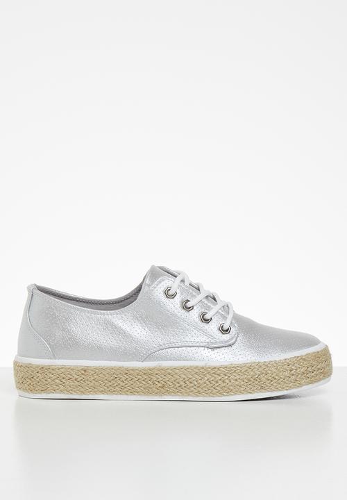 Miss Black - Regine sneaker - silver