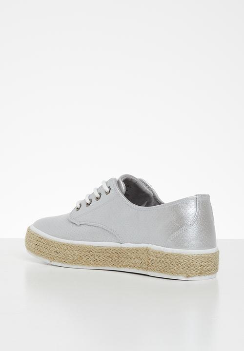 Miss Black - Regine sneaker - silver