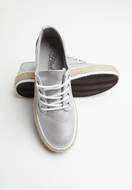 Miss Black - Regine sneaker - silver