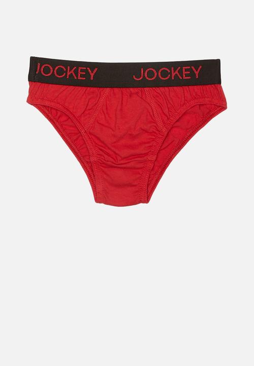 Jockey - 3 Pack plain boys jockey brief - multi