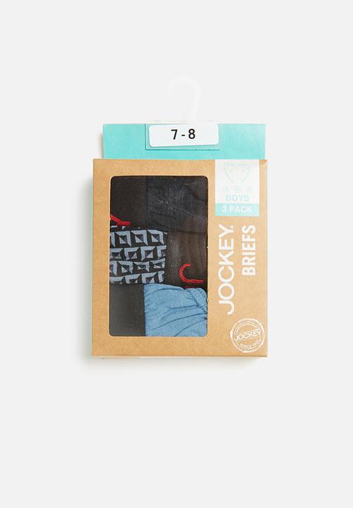Jockey - 3 Pack fancy boys jockey briefs - multi