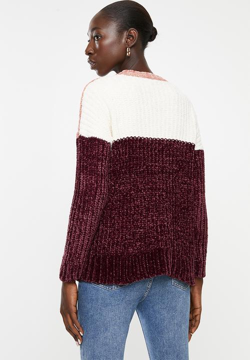 ONLY - Aliza long sleeve pullover knit - multi