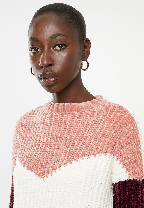 ONLY - Aliza long sleeve pullover knit - multi