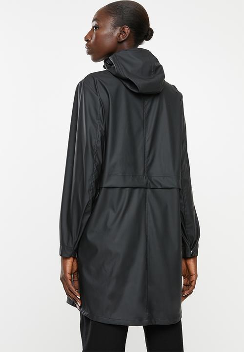 Vero Moda - Friday 3/4 coated jacket - black