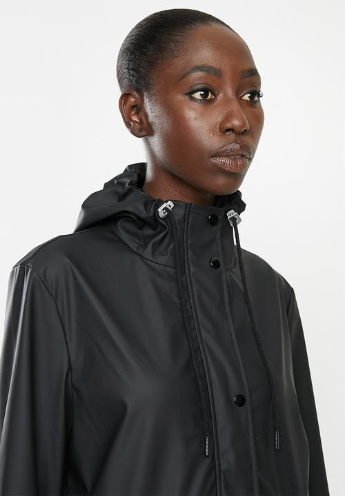 Vero Moda - Friday 3/4 coated jacket - black