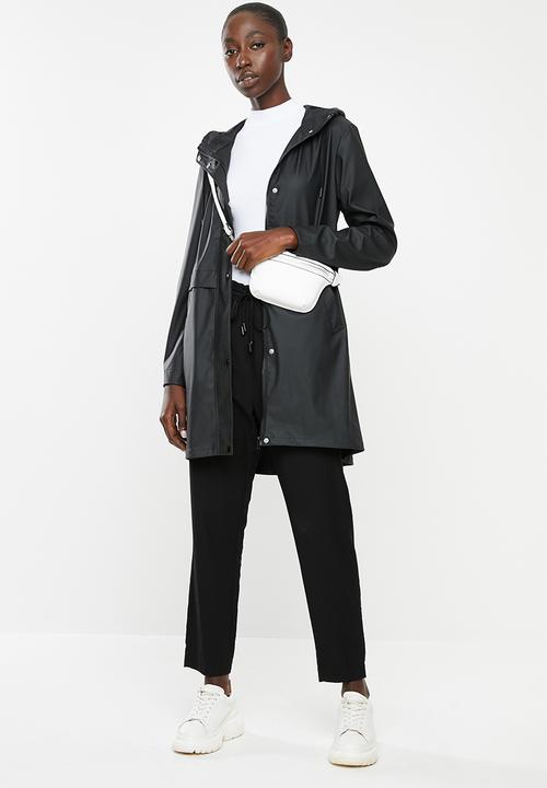 Vero Moda - Friday 3/4 coated jacket - black