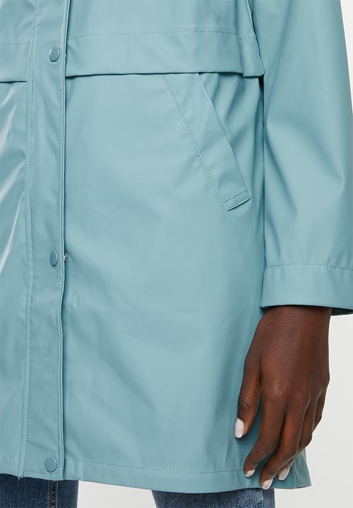 Vero Moda - Friday 3/4 coated jacket - blue