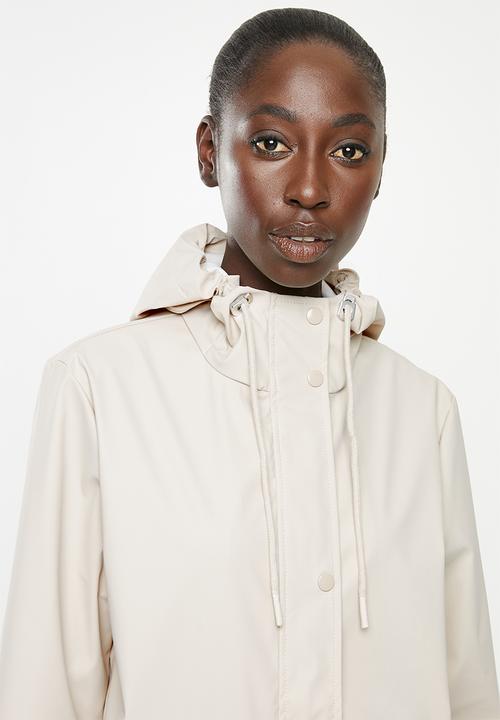 Vero Moda - Friday 3/4 coated jacket - oatmeal