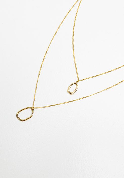 Superbalist - Multi-layer pendant necklace - gold