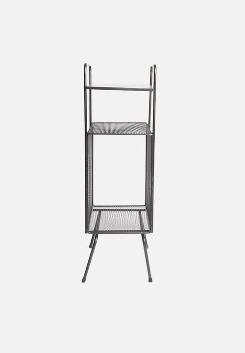 Sixth Floor - Macy mesh side table - black