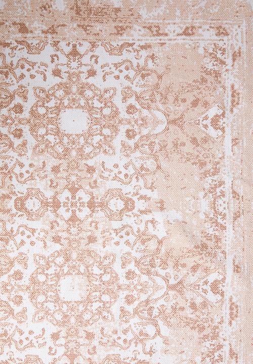 Sixth Floor - Antique printed rug -  pink
