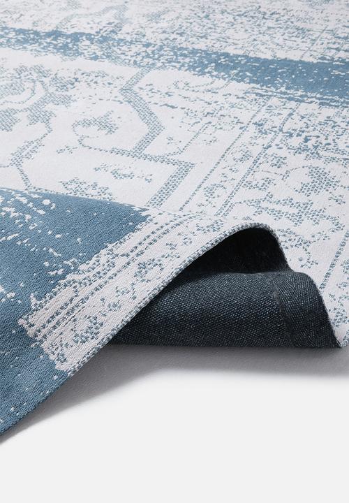 Sixth Floor - Seto jacquard rug - blue