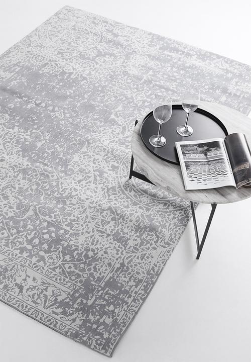 Sixth Floor - Jacquard rug - grey
