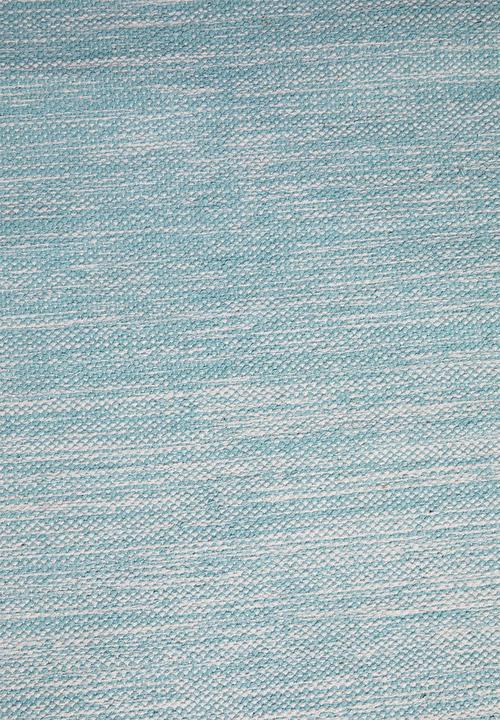 Sixth Floor - Ombre woven rug - duck egg blue