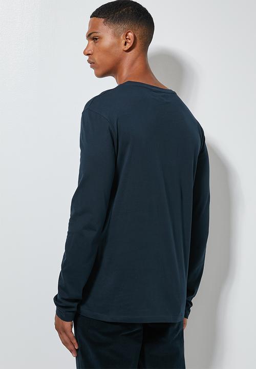 Superbalist - Plain crew neck 2 pack tees - navy & yellow
