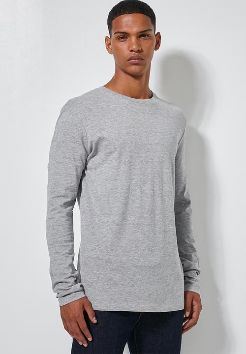 Superbalist - Plain long sleeve crew neck 3 pack tees - multi
