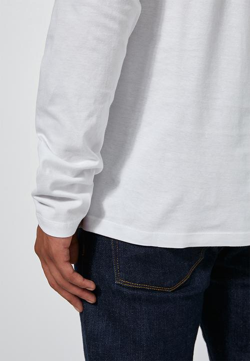 Superbalist - Plain long sleeve crew neck 3 pack tees - multi
