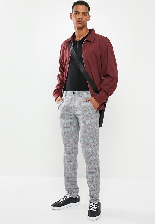 Selected Homme - Nik slim fit check pants - multi