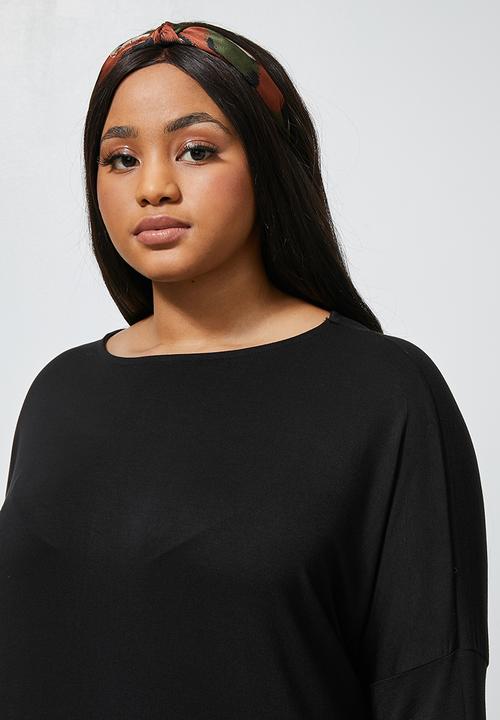 Superbalist - Pocket tee dress - black