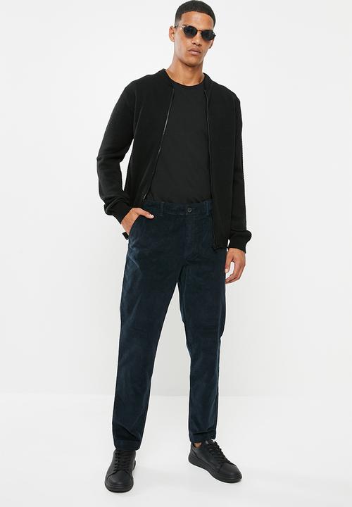 Selected Homme - Phil tapered cord pants - navy