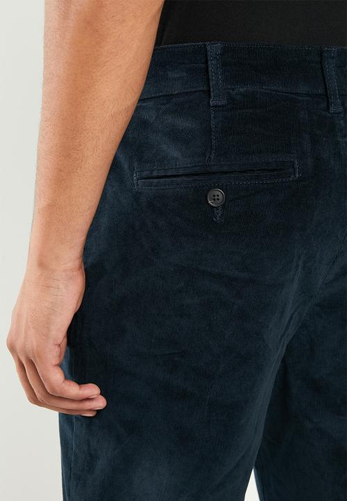 Selected Homme - Phil tapered cord pants - navy