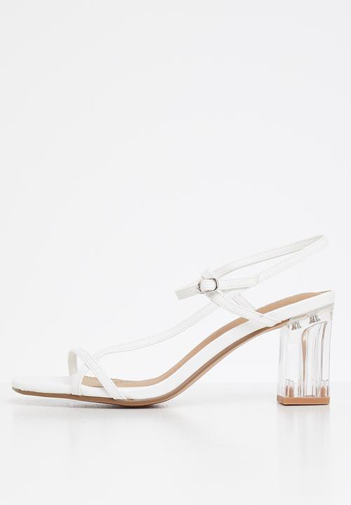 Cotton On - Hannah thin strap heel - white