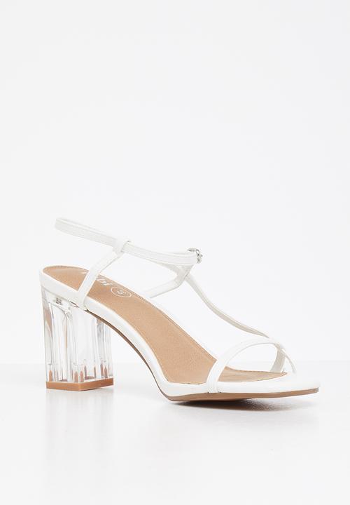 Cotton On - Hannah thin strap heel - white