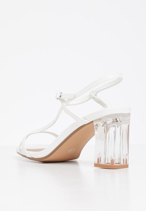 Cotton On - Hannah thin strap heel - white
