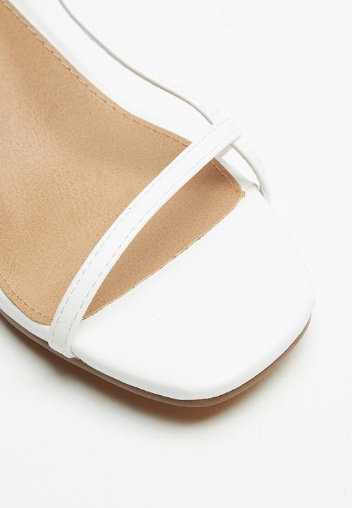Cotton On - Hannah thin strap heel - white