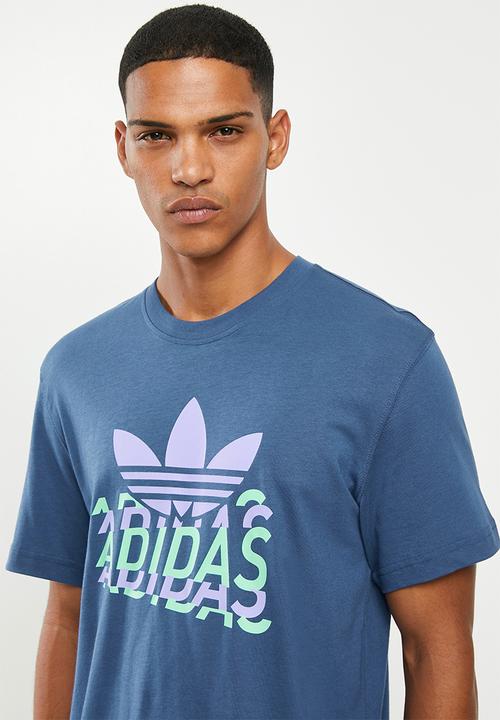 adidas Originals - Multi fade tee - blue