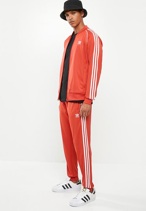 adidas Originals - Sst trackpants - red