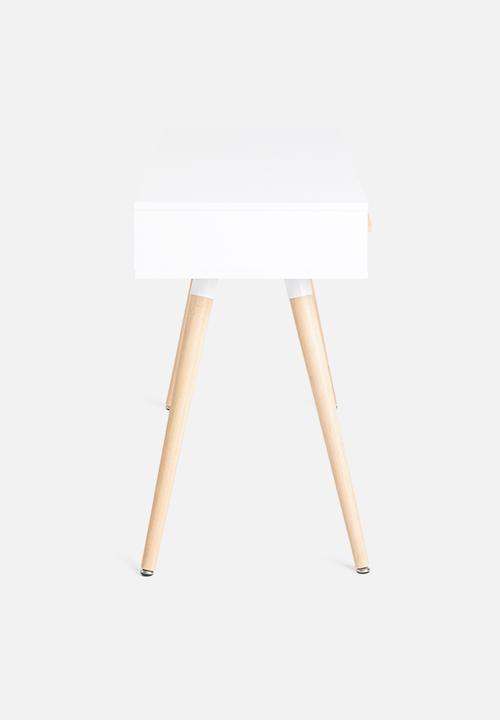 Sixth Floor - Alva desk - white & natural