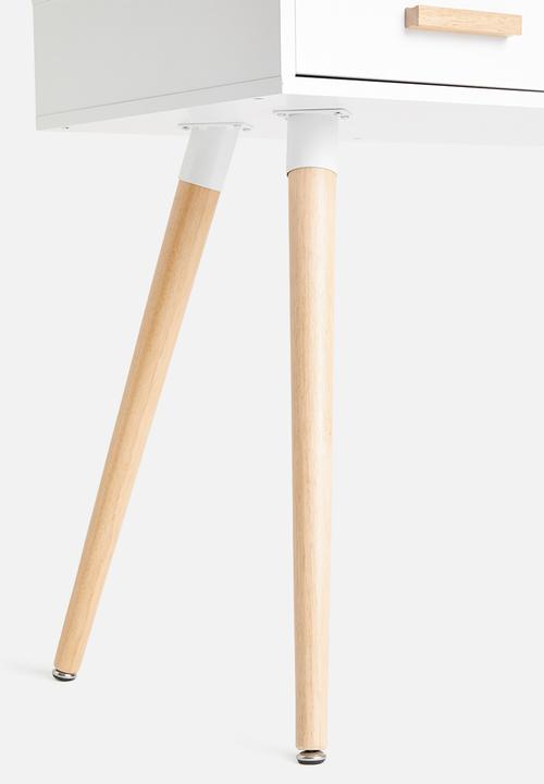 Sixth Floor - Alva desk - white & natural