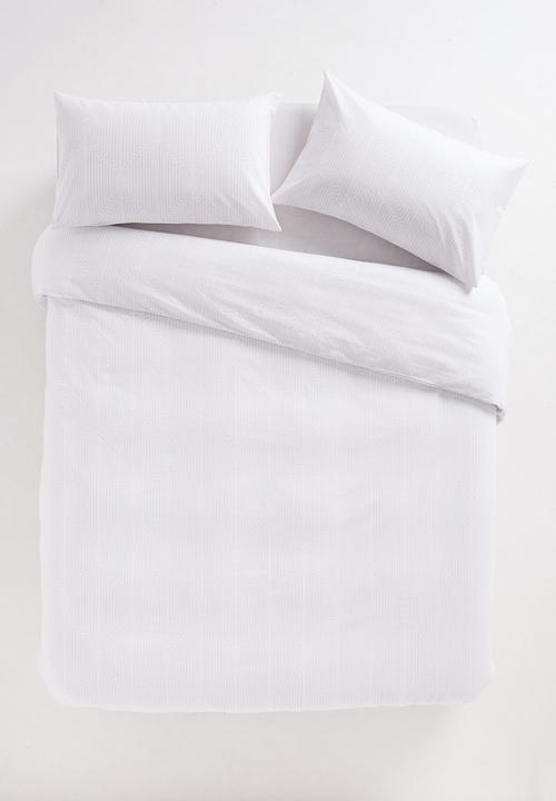 SF Collection - Wyatt printed duvet set - grey