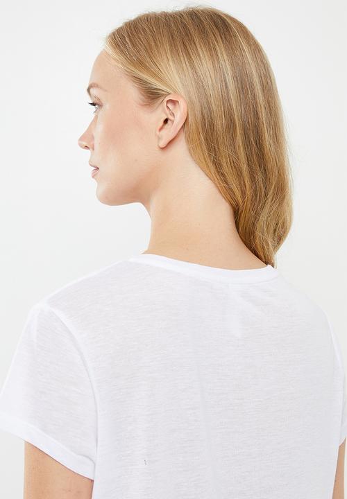 Cotton On - Dreamy sleep T-shirt freshly squeezed - white