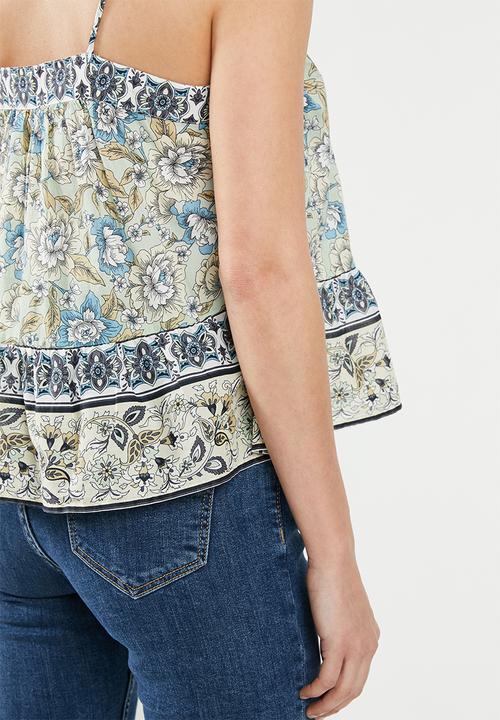 Cotton On - Day dreamer button front cami - multi