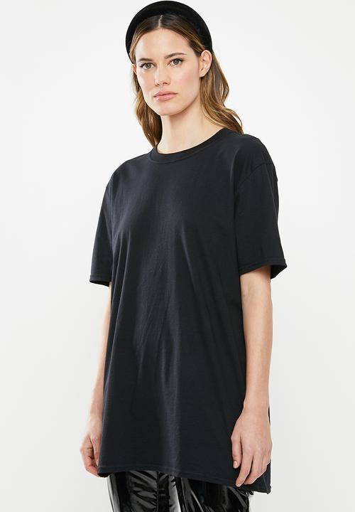 Missguided - Wild thoughts back graphic T-shirt - black