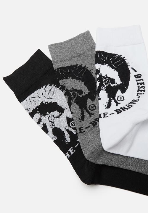 Diesel  - Skm-ray- 3 pack socks - multi 