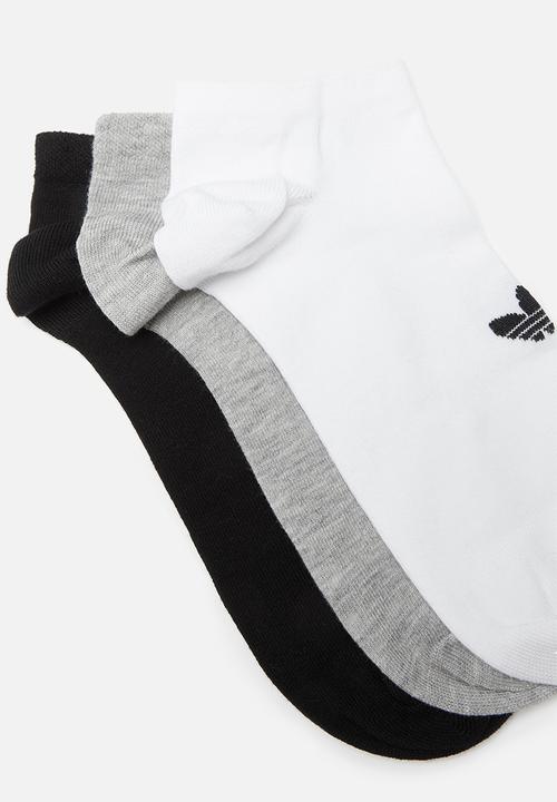 adidas Originals - Trefoil 3 pack liner socks - multi