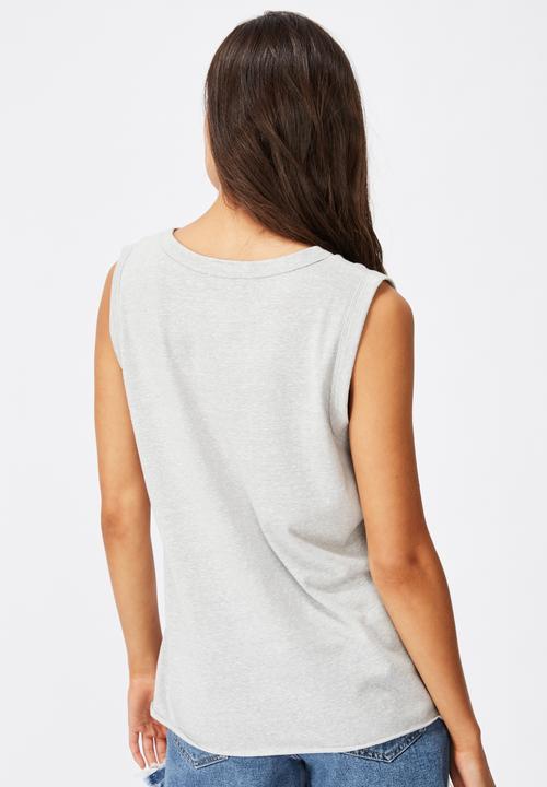 Cotton On - The heritage muscle tank top - grey
