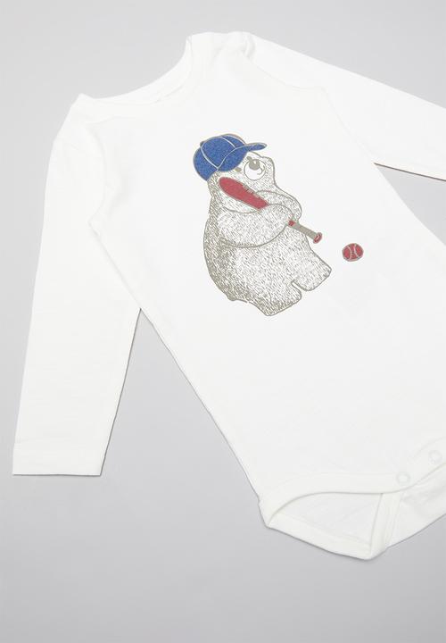 Name It - Momil long sleeve bodysuit - white
