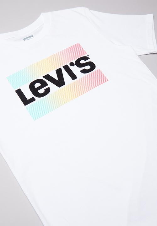 Levi’s® - Levi's boys California sportswear logo tee - white