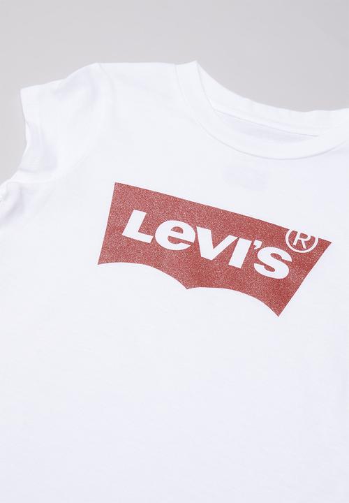 Levi’s® - Levi's girls short sleeve batwing tee - white